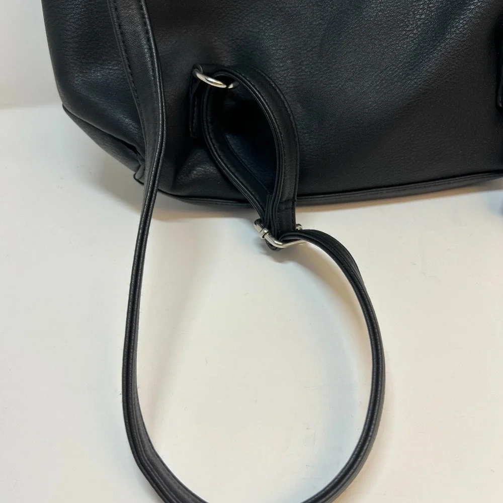 Steve Madden Black Backpack‎ Purse Excellent Condition 14.5